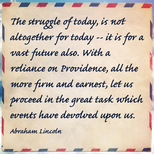 The Struggle of Today